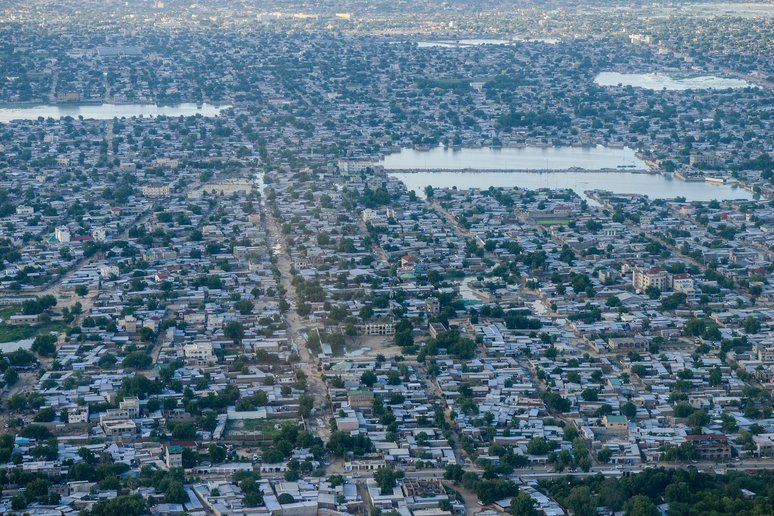 Aerial view of N'djamena